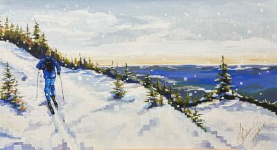 Plaisir d’hiver – Ski de fond (Giclée – Edition of 3)